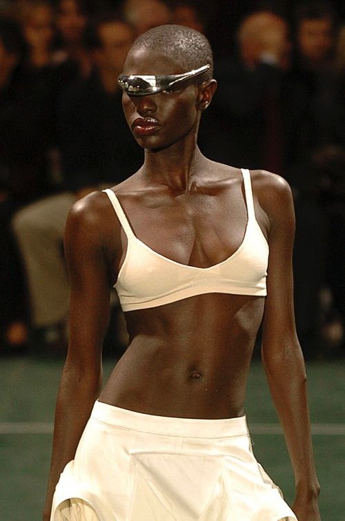 Ajuma Nasenyana at Rick Owens &ldquo;Scorpio&rdquo; Spring/Summe