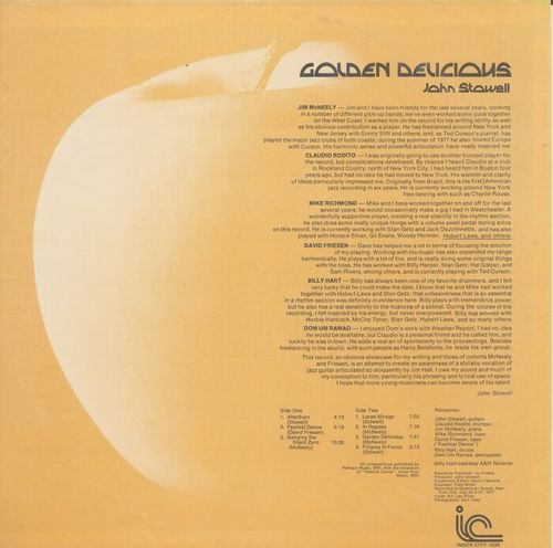 John Stowell – Golden Delicious album art