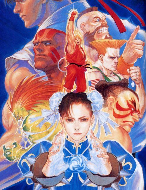 mvc2:distilled cover art, Street Fighter II Turbo, super famicom