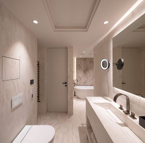 Corian Solid Surface used to create "seamless" elegance in Sofia