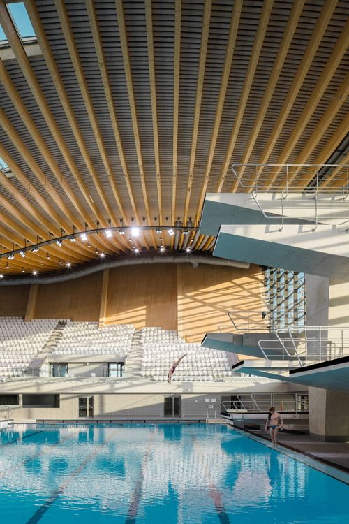 Timber Aquatics Centre completes in Paris for 2024 Olympic Games