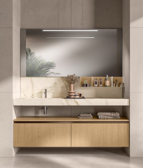 Miko bathroom collection by Scavolini