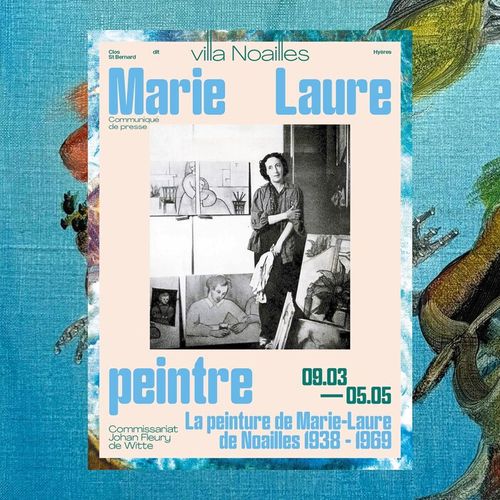 Marie-Laure peintre exhibition poster