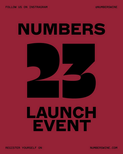 Numbers wine, wear and events