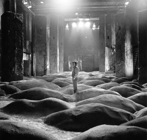 Andrey Tarkovsky on the set of &lsquo;Stalker&rsquo;